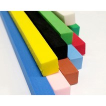 사각EVA 30T.1개 3cmX1M 사각칼라막대 EVA막대 폼EVA, 살구, 1개