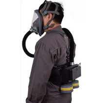 산소 공급 마스크 화학 폐보호 실험실 작업장 호흡기, 개별 풍력 무단 변속 팬