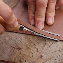 가죽 공예 엣지조각도 4mm 단품 가장자리 깔끔작업 독학 컷팅도구, 솔로몬24 본상품선택