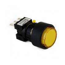 2A2B 푸쉬온 자동 복귀 리턴 전원 스위치 돌출형 12V DC LED ON-(ON) 16mm KBL161M-L2C2, 블루 [KBL161M-L3CB2]