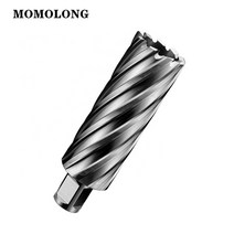 목공홀쏘 HSS-E 환형 커터 용접 생크 직경 18-60mm × 75mm 3 인치 코어 드릴 비트 금속 구멍 톱 3/4 (, 05 22x75mm