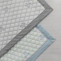 마이룸엔 듀라론 아이스 냉감 시원한 쿨 여름 밴드형 침대 러그 패드 매트 2color, 싱글(S), 그레이 1장