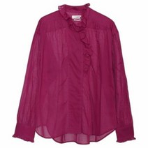 [명품]ISABEL MARANT 이자벨마랑 FW PAMI AMI 아미AS HT AE RY 파미아스 러플 블라우스 TMG511 422