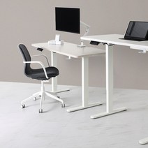 높낮이조절 모션데스크 충돌방지센서 장착 공부 사무용 스탠드 테이블전동책상1400, 전동책상 오크