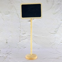 스탠드형 미니 메모 칠판(사각형) 보드판 제과점메뉴판 식당메뉴판 이동식간판 빵집메뉴판 보다, 단품