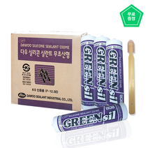 다우 808 무초산 실리콘 1박스 25개 밤색 헤라 무료 증정, 밤색1박스+중헤라 1개