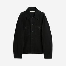 아워레가시 이브닝 코치 자켓 브러쉬드 코튼 블랙 Our Legacy Evening Coach Jacket Brushed Cotton Black