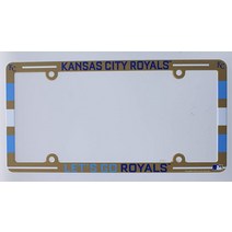 WinCraft MLB 번호판 풀 컬러 프레임, Kansas City Royals