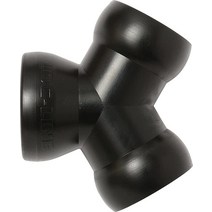 Loc-Line 냉각수 호스 부품 블랙 아세탈 공중합체 Wye 커넥터 0.6cm(3/4인치) 지름 1.9cm(3/4인치) 호스 ID (20개 팩)