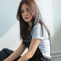 보나헤어 붙임머리 인모 옴브레 헤어피스 터퀴스블루 컬러, 옴브레종류:솔리드옴브레|스타일:바디웨이브, 단품