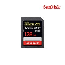 샌디스크 SDXC Extreme Pro CLASS10 UHS-I U3 V30 128GB 메모리카드 (SDSDXXD-128G), 1개, 0GB