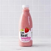 [메가마트]풀무원 아임리얼 스무디 딸기 700ml, 4개