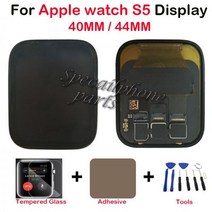 애플워치액정교체 자가수리 lcd for apple watch s5 lcd 디스플레이 터치 스크린 디지타이저 a2157 a2156 a2095 a2094 40mm 교체 애플워치, 44mm 시리즈 5