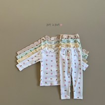 [유아/아동] 동물나라 실내복 ( 4col / XS-XL ) 봄 내의 내복 돌아기 여아 남아