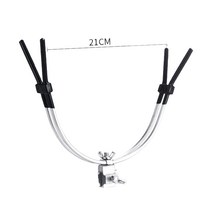 거치대 알루미늄 다리 낚다 받침대 낚시대 장대 바다릴대 멀티클립 식 뗏목낚시 배낚시 난간 4579142444, 안테나 헤드 있음 미끄럼틀