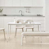 느보 세라믹테이블 4인용 1400 화이트 식탁테이블