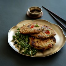 유기 꽃접시 대