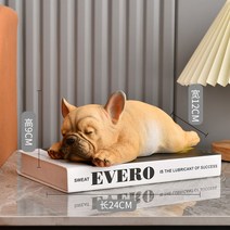 귀여운 프렌치 불독 강아지 업소 스타일링 거실 홈 장식품, A02