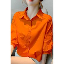 블라우스 여성 봄가을 디자인 센스 미니 블라우스 빈티지 홍콩 스타일 블라우스
