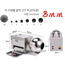 환 한약 알약 만드는 기계 환 제조기 제환기 건강원기계, 소형 알약 기계 8mm