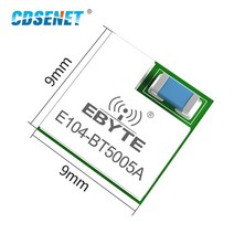 송수신기 블루투스 NRF52805 BLE5.0 무선 모듈 2.4GHz 직렬 포트 수신기 송신기 E104-BT5005A 저전력 iBeacon 전송