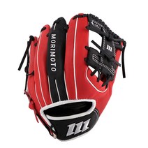 모리모토 야구글러브 BASIC LGMBBGZ700SB-IW 내야 아이웹 레드/블랙, 우투(왼손착용)