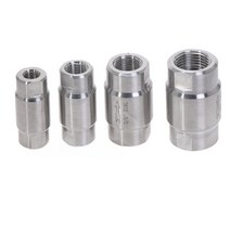 304 스테인레스 스틸 고압 체크 밸브 가스 물 단방향 DN6 DN8 DN10, 03 3/8