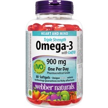 웨버네추럴 오메가-3 + 코큐텐 900mg 80sg