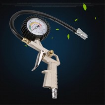 에어 공기압체크 공기주입기 압력게이지, 타이어 공기압 게이지, 1개