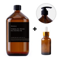 [KLAPP 공식판매처] 클랍 지양오일 프라우카 퓨어블랑 피지오 밸런싱 오일 1000ml + 전용펌프 + 공병