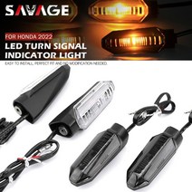 2022 led 방향 지시등 honda cbr650r cb650r cbr500r cb500x cb500f cb125r cb250r cb300r 2019 2020 오토바이 호환용, 어두운 회색