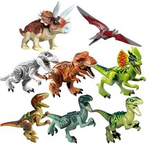 [알꿀밤-레고호환-공룡] A세트 쥬라기월드 공룡블럭 8종, 혼합, 혼합