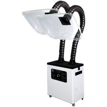 소형 집진기 이동식 국소배기장치 탁상형 후드 흡입기 한의원 납땜 병원 목공 분진 용접, 단일스테이션고온저항-대방향커버120W