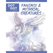 (영문도서) Fantasy & Mythical Creatures - Dot to Dot Puzzle (Extreme Dot Puzzles with over 15000 dots) by Moder... Paperback, Independently Published, English, 9798559243023