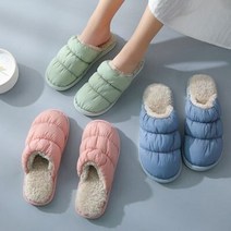 따숩 패딩 털슬리퍼 털 슬리퍼 털 실내화 거실화 겨울슬리퍼 통굽슬리퍼 패딩슬리퍼 패딩 슬리퍼, 따숩 패딩 그린 38-39