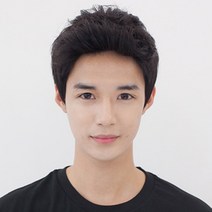 단골탑 투블럭위그 밴드캡 리젠트컷 인모믹스원사 남성가발, 내츄럴블랙, 1개