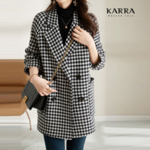 카라 KARRA (77까지)하운드체크더블미디코트_KB2WCT024C