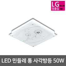 비스코LED LED방등 LED거실등 LED주방등 민들레시리즈 LG칩, LED방등 유리방등 민들레 통 50W LG칩