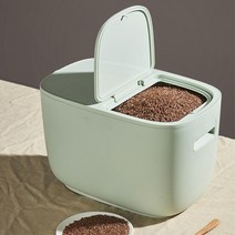 흰쌀 잡곡 보관용기 예쁜 쌀통 쌀보관통 10kg 찹쌀통