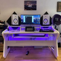 미디데스크 편집실 우드 콘솔데스크 작업대, 170 +키보드 트레이포함 (색상은 배송메모에 기입)