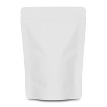 화이트알루미늄 지퍼스탠드 22 x 30 + 11 (원두600g~800g), 100장, 중(M)
