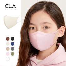 CLA 슬림핏 소형 어린이 키즈 새부리형 2D 컬러 국산 4중 MB필터 마스크, 25매, 핑크