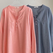 여성의류 오픈 남방 빅사이즈 차이나 데일리 302K921S