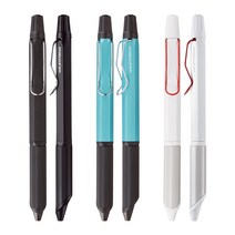제트스트림 엣지 3색 유성볼펜 0.28mm, 투톤 터쿼이즈 (엣지 3색)