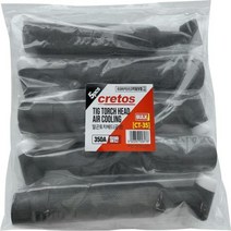 CRETOS 용접부품 CG 알곤토치헤드 공냉 350A플렉시블 CT-35F 5EA, 5개