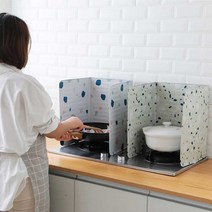 인덕션 가스렌지 가림막 기름튐방지 렌지 기름막이 가드 1+1, 화이트1+1