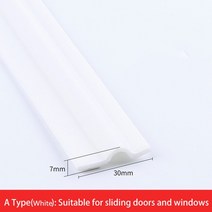 베이스 트랩 계란판방음재 방음아트보드 흡음재 천정흡음재 차음판여닫이 창 씰링 스트립 슬라이딩 도어, 06 A Type-White_02 2M