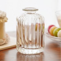 아코디언 140ml 4color 디퓨저용기 디퓨져용 유리병 미니 화병 인테리어 한송이 꽃병, 투명
