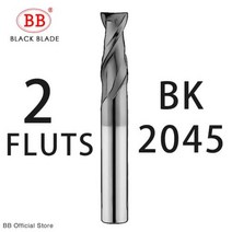 무선 유심 라우터 와이파이 공유기 BB CNC 카바이드 플랫 엔드 밀 텅스텐 커터 2 4 플루트 금속 강철 가공 공구 키 페이스 스퀘어 라우터 비트 6 8 12 생크 HRC55밀링, 6.5x8x20x60+2F-BK2045