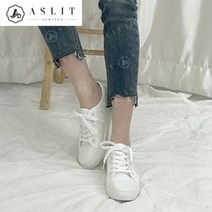 [KT알파쇼핑][애슬릿] 데일리 심플 캔버스 레이스업 스니커즈